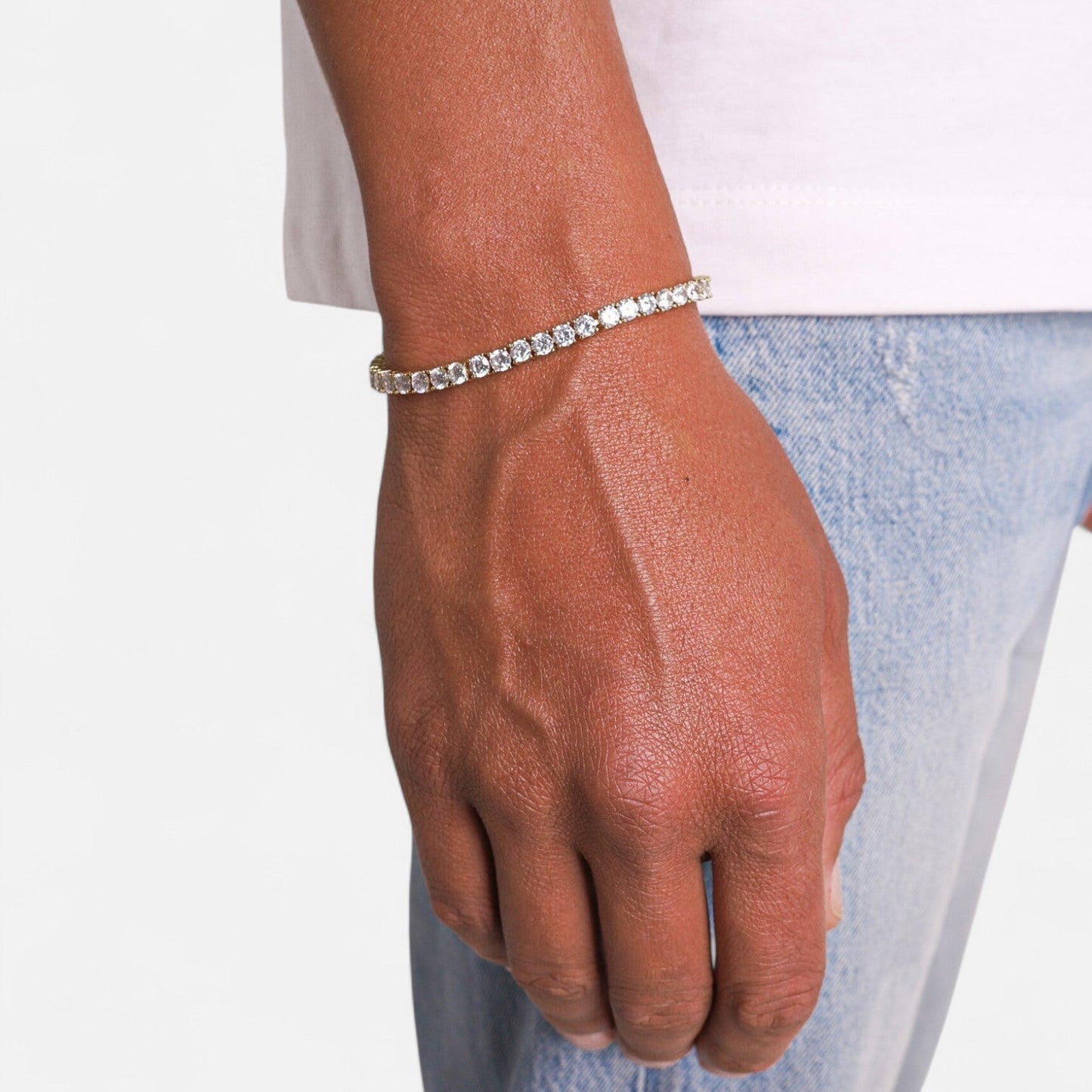 Valciens | Tennisboy Link Bracelet – Sleek Precision, Everyday Sophistication